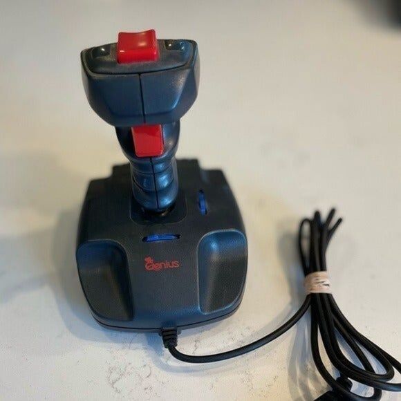 JOYSTICK CONTROLLER GENIUS J08 IBM PC for Video Games Vintage - Picture 3 of 3